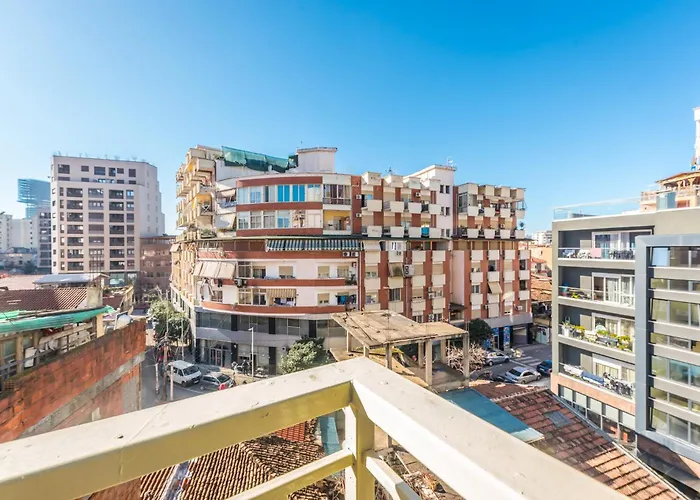 & Natural Light 2bdr Private Parking Тирана